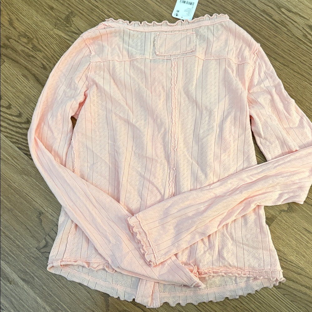 We The Free penny pointelle cardi - Picture 5 of 6